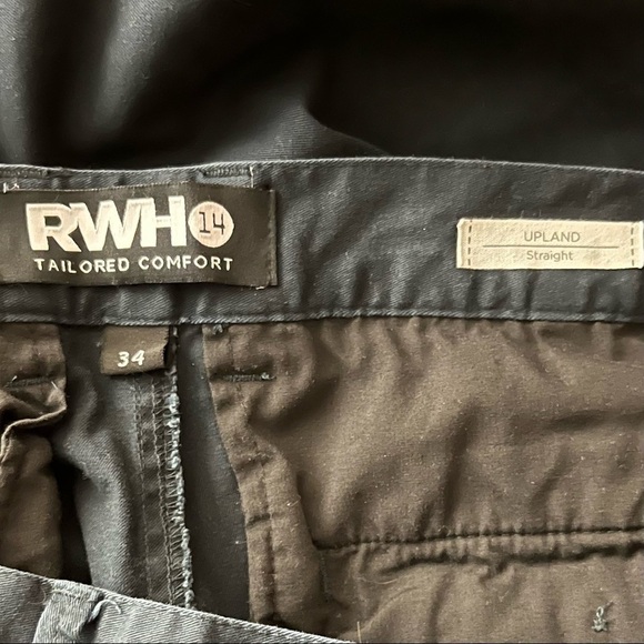 𝅺rwh 14 TAILORED COMFORT Men’s trousers pants in Navy 34x32 - Picture 3 of 4